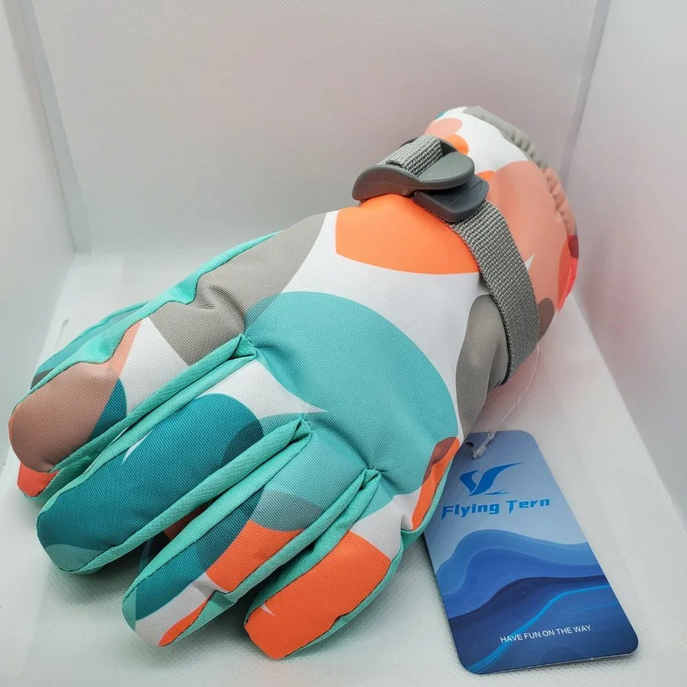 FLYING TERN Kids Winter Warm Windproof Ski Gloves